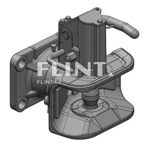 Flange hitch Scharmueller 05.1603.021 (160x100mm) 38mm