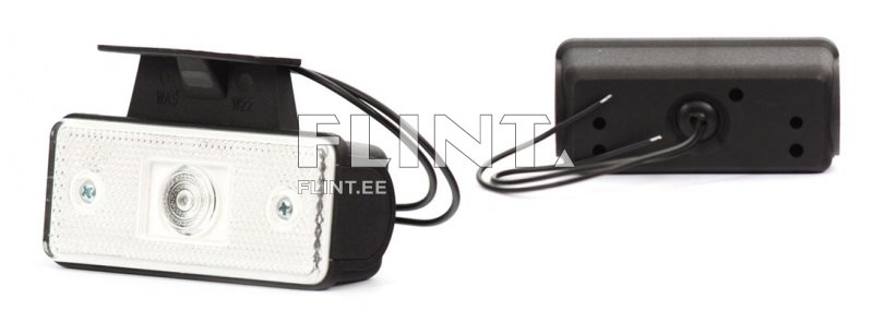 Küljetuli W17d valge 12-24V (116x46x21 mm)