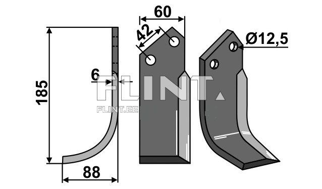 Mullafreesi tera parem Perugini (185x60x6;ava12,5)