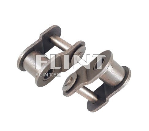 Kaks metallist hinge, millel on silindriline vars ja avad. Hinge servad on tasased ning need on paigutatud paralleelselt.