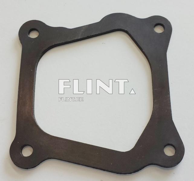 Tumedast materjalist neljakandiline tihend, mille nurkadest ühel on väljapaistvaid avasid. Tihendi keskosa on tühi ja sellel puuduvad tekstuurilised detailid.