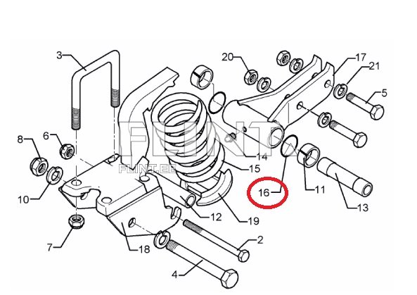 O-rõngas 46x3mm (3751226) LEMKEN RUBIN