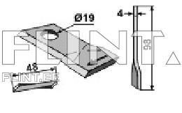 Blade FELLA 121713 R (98x48x4; hole 19mm) PBL