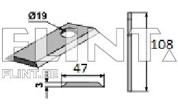 Blade RASA (GALFRE) 108D/19 (108x47x3; hole 19mm) PBL
