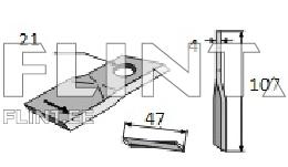 Blade RASA (GALFRE) 980204175 L (107x47x4; hole 21mm) PBL