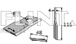 Blade SAMASZ L (115x48x4; hole 19mm)