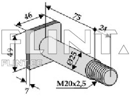 Niiduki polt M20x99mm Vogel&Noot, Kuhn