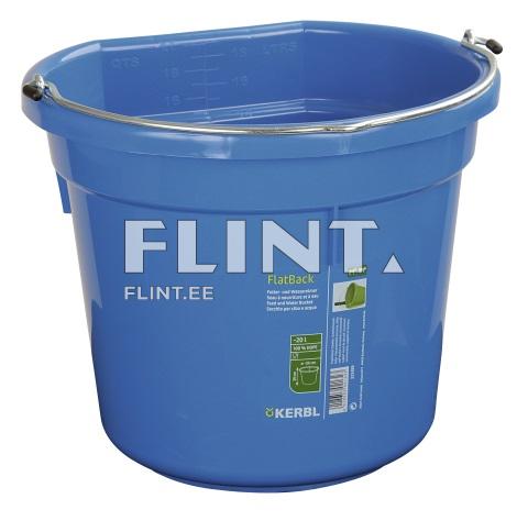 Feed and water bucket FlatBack 20 l Blue