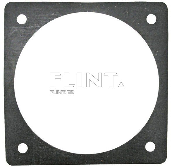 Toode on must ovaalne vorm, millel on neli nurga aukku, et see saaks kinnitada. Keskel on avatus, mis on ümmargune ja tühi.