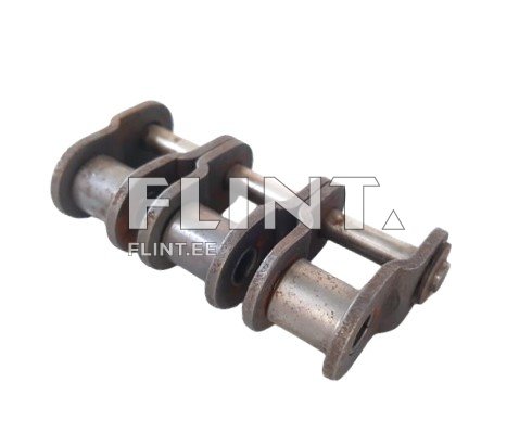 Toode on metallist, nelja osaga, millel on silindriline kuju. Osad on ühendatud, luues kitsas ja horisontaalne struktuur. Pinnal on tumedamat tooni rooste ja kulumise jälgi.