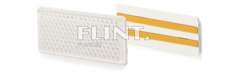 Reflector (tape-on) UP40T white (98x51x7mm)