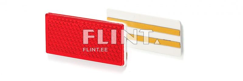 Reflector (tape-on) UP40T red (98x51x7mm)