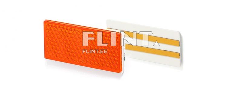 Reflector (tape-on) UP40T yellow (98x51x7mm)