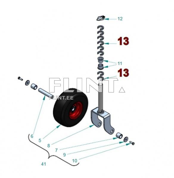 Spacer for wheel Peruzzo (05050541) D=30mm
