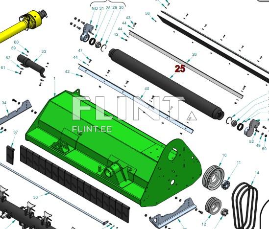 Rear roll Peruzzo ELK Cross 1600 (05020514)