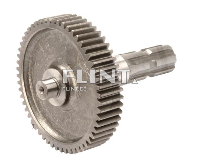 Drive wheel z55 with shaft Hertell 01KD140008