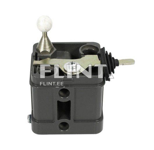 Toode on halli värvi kast, mille ühel küljel on nupp ja metallist element. Kasti ülemises osas on ristkülikukujuline avaus ja selle kõrval on metallnupp.