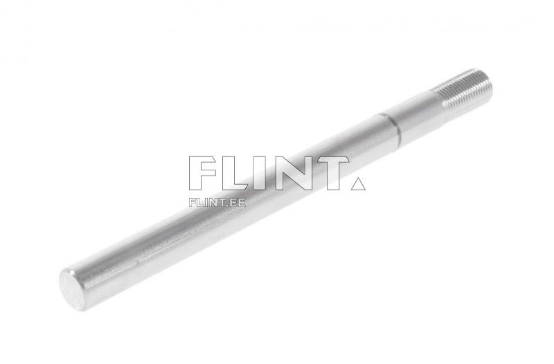 The product is a shiny silver metal rod with a threaded section at one end. The rod is straight with an overall simple design.