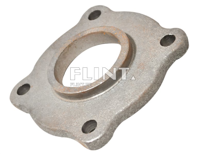 Metallist rõngas, millel on neli avatud ava nurkades ja keskne ümberringne auk.