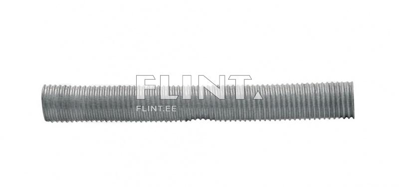 The product is a gray metal tube with clear grooves on its surface. The tube is long and uniform.