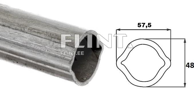 Profile tube lemon 57,5x48mm - L-1000mm Walterscheid 2aG