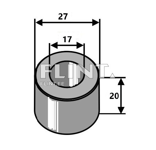 Puks 20x27, ava 17mm