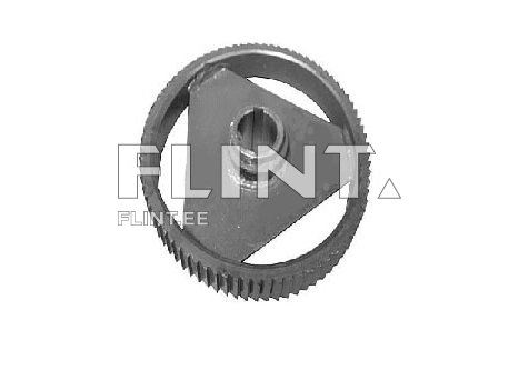 Toote pilt näitab metallist hammasratast, millel on kolmnurkne keskel avausega ala ja ümmargune serv, mis on hammastega. Hammasratta pinnal on kerged jooned.