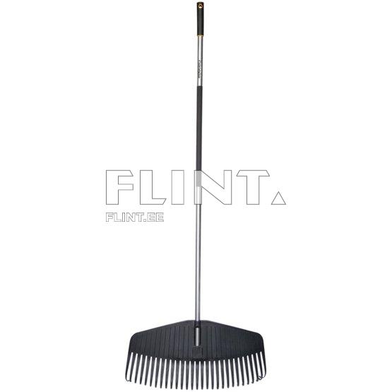 Leaf Rake L Metal Shaft Fiskars Ergonomic