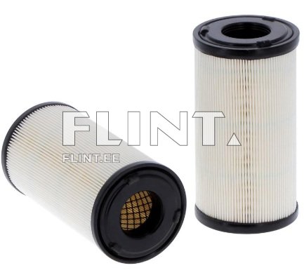 Kaks filterit. Üks filter on püsti, teisel on ülemine äär veidi kaldu. Filtrid on valged ja ribaga, musta plastikkattega. Alumisel äärel on võrguosa.