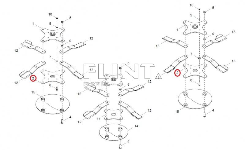 Blade holder bracket Bednar KM0021144
