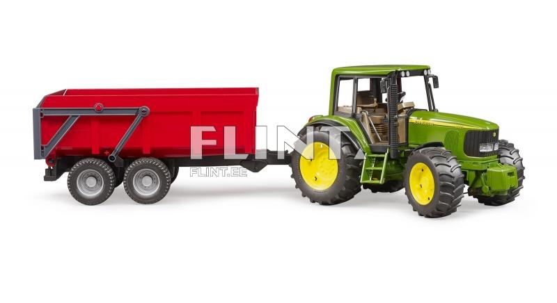 Tractor John Deere 6920 (67x16,5x17,7cm) + trailer Bruder