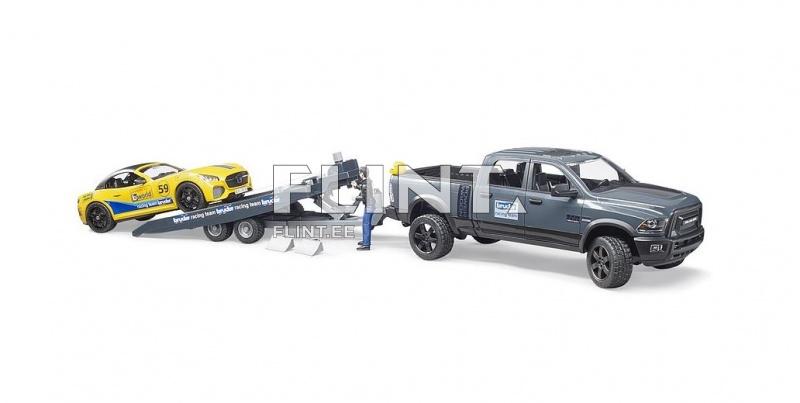 Dodge RAM 2500 + Roadster Racing Team (76x15x13cm) Bruder