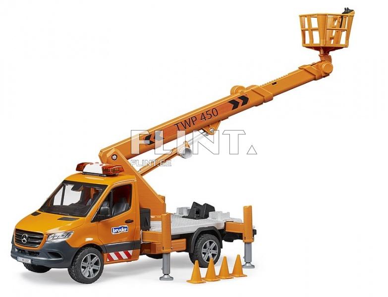 MB Sprinter with crane (51,3x15,7x20cm) Bruder