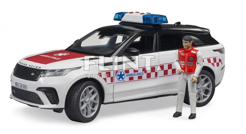 Emergency doctor's vehicle with driver Range Rover Velar (34x14,3x11,5cm) Bruder