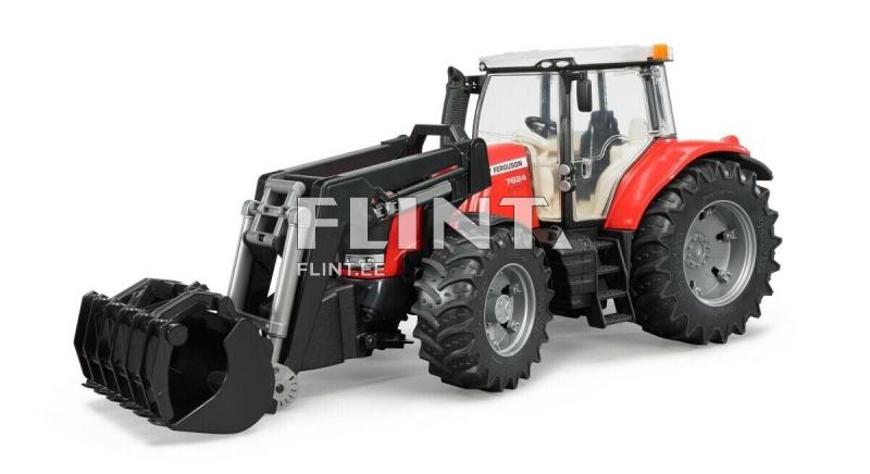 Tractor Massey Ferguson 7624 (44,5x17,5x19,8 cm) + front loader Bruder