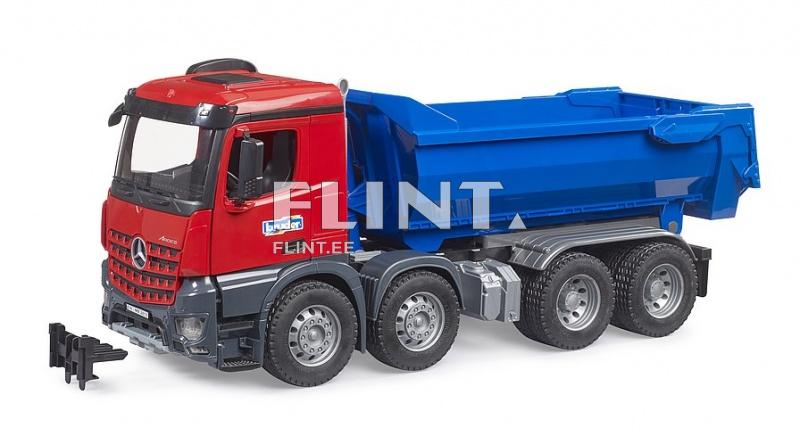 Halfpipe tipper truck MB Arocs (54,9x18,5x22,5cm) Bruder