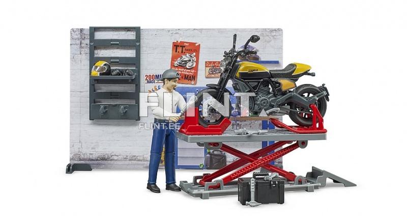 Bike set Scrambler Ducati Full Throttle (14,5x6,5x8,5cm) Bruder