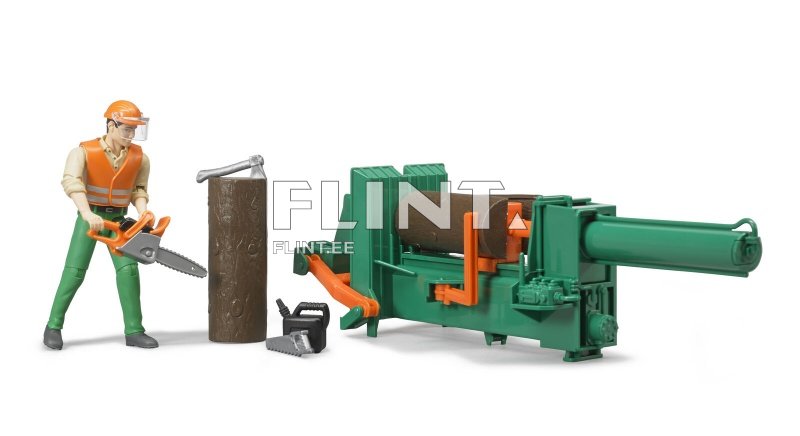 Metsamees tööriistadega Bruder