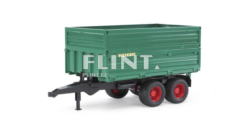 Trailer green (37x16,5x18cm) Bruder