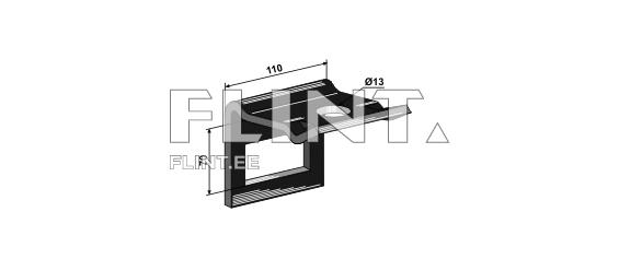 Clamp for tine 80x10mm (frame 60x60mm)
