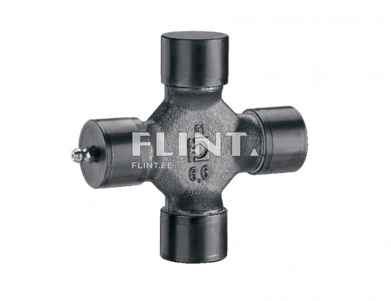 Toode on must metallist rist, millel on neli ühtlast kumerat otsa, sealhulgas keskel väike ümmargune väljund. Nähtavad on ka mõned graveeringud andmete jaoks.