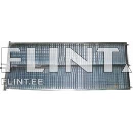 Toode on metallist grilli rest, millel on ühtlane kohtade read. Resti pind on kuju ja kuju tõttu tugev ja vastupidav. Kahte eraldi sektsiooni ühendav riba asub selle keskosas.