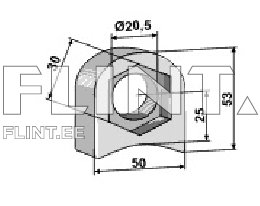 Tera kinnitus kronstein 63-RM-915 (ava 20,5mm)